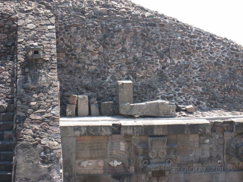 Mexico Pyramids - Mexico City 2009 0150.jpg - A trip to the Teotihuacan area of Mexico to visit the pyramids. A vast complex and a great climb to the top. This was followed by lunch in a cave, then a visit to the historical center of Mexico City. March 2009.